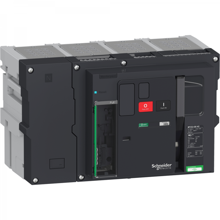 Circuit Breaker Frame MasterPact MTZ2 08H2 800A 100kA 440VAC 50 60Hz