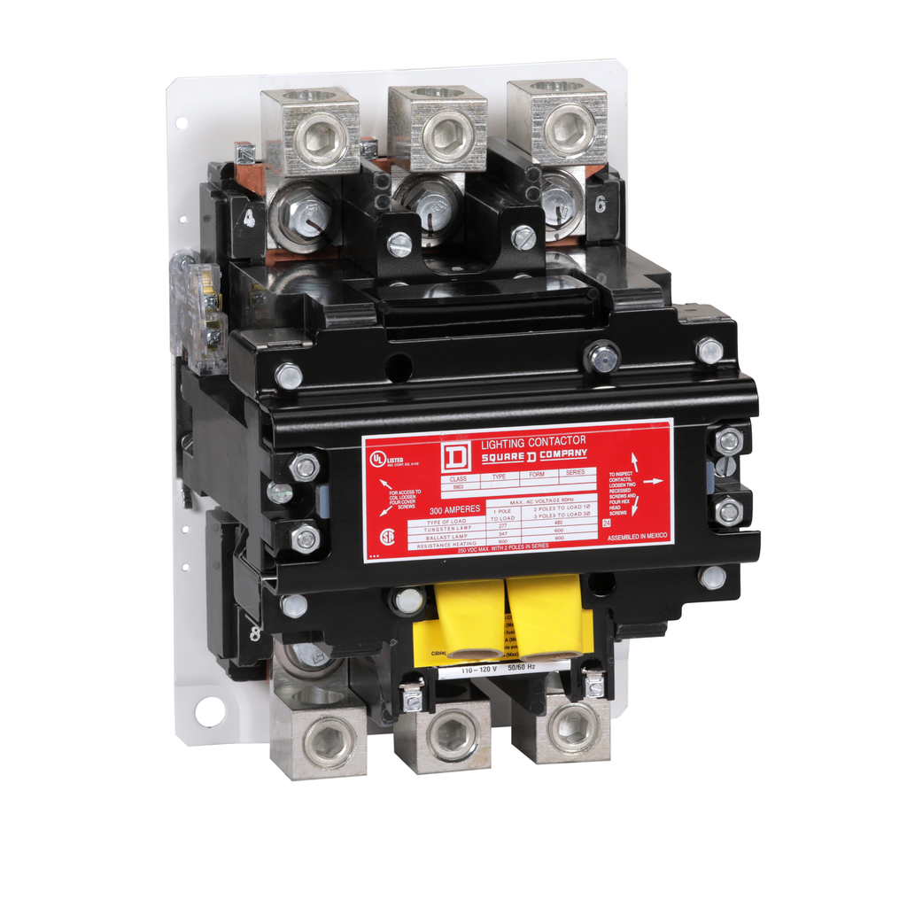 Multipole Contactor Contactor, Type S, multipole lighting, electrically held, 300A, 3 pole ...